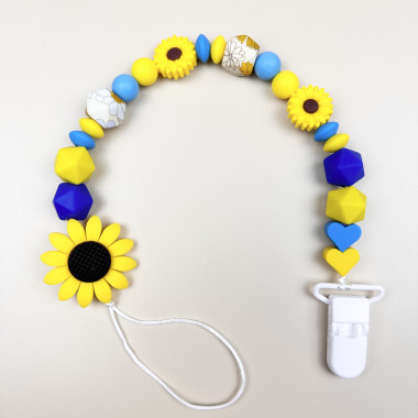 Держатель для пустышки Mommy Bag Подсолнечник