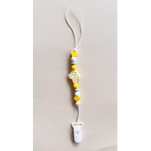 Держатель для пустышки Mommy Bag Мороженое желтое Держатель для пустышки Mommy Bag Мороженое желтое