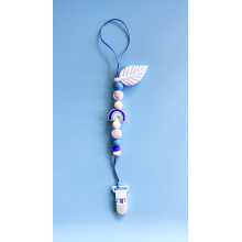 Держатель для пустышки Mommy Bag Радуга голубая Держатель для пустышки Mommy Bag Радуга голубая