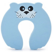 Блокиратор, блокада для дверей Mommy Bag Котик голубой (1 шт)