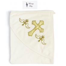 Крыжма-полотенце для крещения RoyalBaby #2 Молочная Крыжма-полотенце для крещения RoyalBaby #2 Молочная