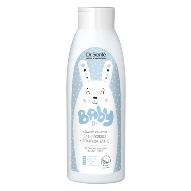 Средство для купания + пена для ванн Dr.Sante Baby 500 мл