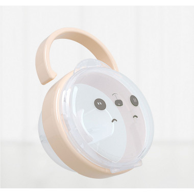 Футляр-контейнер для пустышки полупрозрачный Mommy Bag Мишка, молочный