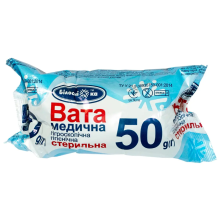 Вата стерильная Белоснежка рулон 50 г