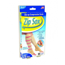 Гольфы компрессионные антиэмболические Zip Sox Бежевые L/X