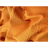 Плед вафельный (пике) 110 х 95 см. Терракотовый