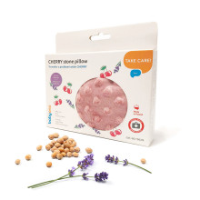 Грелочка из косточек вишни и ароматом лаванды 13х16 см. Розовая Babyono Грелочка из косточек вишни и ароматом лаванды 13х16 см. Розовая Babyono