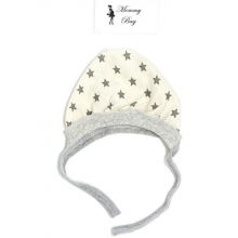 Шапочка-чепчик 0-6 мес Звездочки №15