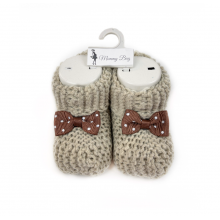 Пинетки-топики для новорожденных 0-12 мес Бежевые