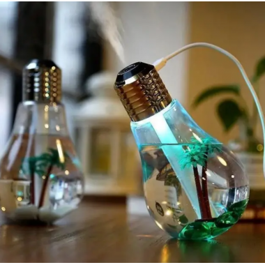 Ночник-увлажнитель воздуха, аромадиффузор, Пальма, USB, 400 мл