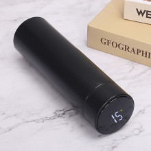 Умный сенсорный термос 500 мл с датчиком температуры Черный