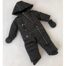 Комбинезон зимний RoyalBaby (пуховой) №6 Графитовый р.74, 9-12 мес Комбинезон зимний RoyalBaby (пуховой) №6 Графитовый р.74, 9-12 мес