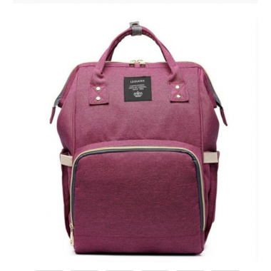 Сумка-рюкзак 2в1 для мамы Baby Bag Вишневая