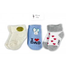 Носочки Mommy Bag Я люблю папу 0-12 мес №62 Limited