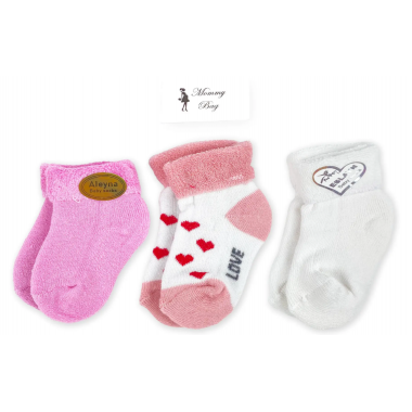 Носочки RoyalBaby Сердечки 0-12 мес №10