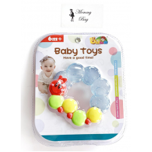 Погремушка-прорезыватель “Гусеничка” с охлаждением Baby Toys