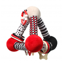 Игрушка Развивающая Пирамида Красно-белая C-MORE BabyOno