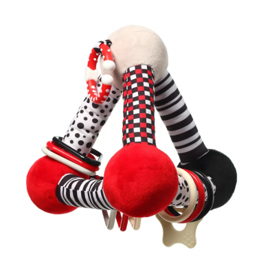 Игрушка Развивающая Пирамида Красно-белая C-MORE BabyOno