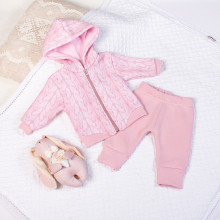 Комплект 2 ед. RoyalBaby Розовый (трьохнитка на флисе) р.80, 12-18 мес. Комплект 2 ед. RoyalBaby Розовый (трьохнитка на флисе) р.80, 12-18 мес.