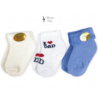 Носочки Mommy Bag Я люблю папу 0-12 мес №17