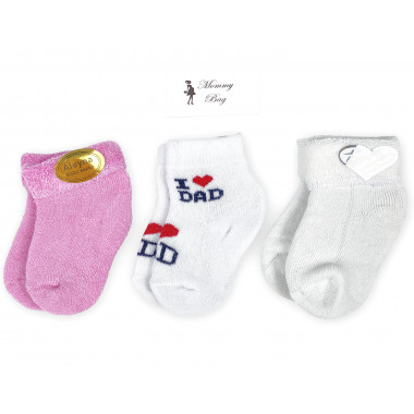 Носочки Mommy Bag Я люблю папу 0-12 мес №13 
