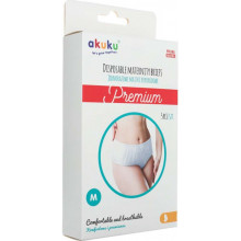 Послеродовые трусы Akuku Premium одноразовые 5 шт - M (96-104 см) Послеродовые трусы Akuku Premium одноразовые 5 шт - M (96-104 см)