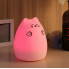 Ночник детский силиконовый Котик, 7 Цветов LED USB