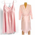 Набор Ночнушка+халат – Пудровые S/M