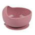 Тарелочка-мисочка силиконовая с присоской Розовая