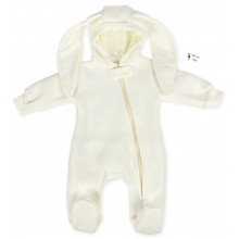 Комбинезон теплый RoyalBaby Зайчик молочный (трехнитка на флисе) р.62, 0-6 мес. Комбинезон теплый RoyalBaby Зайчик молочный (трехнитка на флисе) р.62, 0-6 мес.