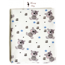 Фланелевая пеленка байковая Мишка Тедди #1 Фланелевая пеленка байковая Мишка Тедди #1