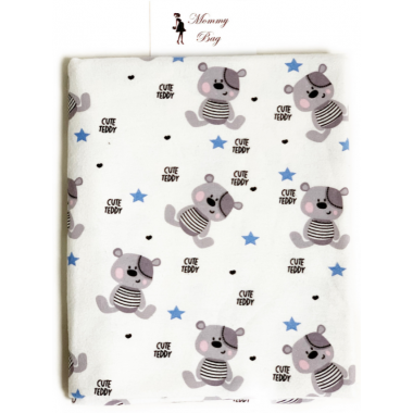Фланелевая пеленка байковая Мишка Тедди #1