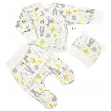 Комплект 3 ед. RoyalBaby Зверята в лесу р.56, 0-3 мес Комплект 3 ед. RoyalBaby Зверята в лесу р.56, 0-3 мес