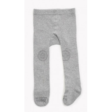 Колготы с антискользящим покрытием Серые 12-24 мес. (74-92 см)