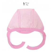 Шапочка-чепчик 0-3 мес Розовая №12