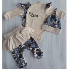 Комплект 3 ед. RoyalBaby Луи р.56, 0-3 мес Комплект 3 ед. RoyalBaby Луи р.56, 0-3 мес