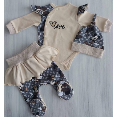 Комплект 3 ед. RoyalBaby Луи р.56, 0-3 мес