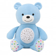 Игрушка-ночник с проектором Мишка синий SmartToys