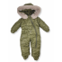 Комбинезон зимний (пуховый) RoyalBaby №13 Хаки с опушкой р.68, 3-9 мес
