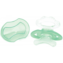 Пустышка-прорезыватель охлаждающий BabyOno Первые зубки Мятный Пустышка-прорезыватель охлаждающий BabyOno Первые зубки Мятный