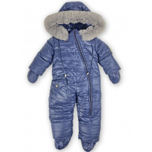 Комбинезон зимний (пуховый) RoyalBaby №10 Темно-синий с опушкой р.80, 12-18 мес Комбинезон зимний (пуховый) RoyalBaby №10 Темно-синий с опушкой р.80, 12-18 мес