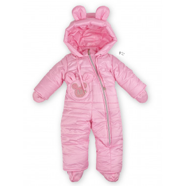 Комбинезон зимний (пуховой) RoyalBaby №1 Розовый р.80, 12-18 мес