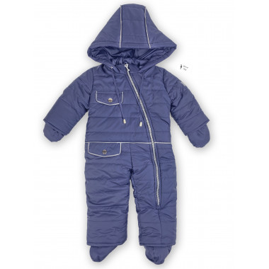 Комбинезон зимний (пуховой) RoyalBaby №4 Темно-синий р.68, 3-9 мес