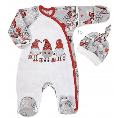 Человечек с шапочкой RoyalBaby Эльфы (Байка) р.62, 0-6 мес