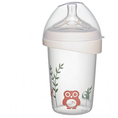 Бутылочка антиколиковая Сова Nip “Первые моменты”, 270 мл
