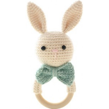  Грызунок-погремушка Зайчик Бежевый 0+ 