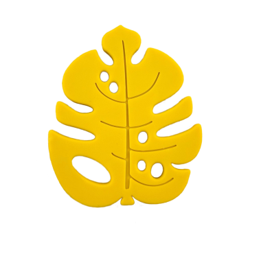 Силиконовый грызунок Mommy Bag Лист Желтый