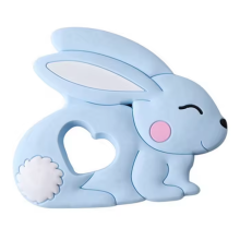 Силиконовый грызунок Mommy Bag Зайчик Голубой Силиконовый грызунок Mommy Bag Зайчик Голубой
