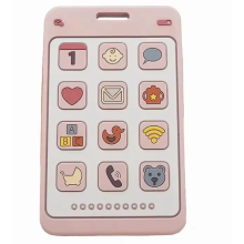 Силиконовый грызунок Mommy Bag Телефон Розовый Силиконовый грызунок Mommy Bag Телефон Розовый