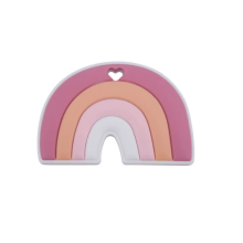 Силиконовый грызунок Mommy Bag Радуга Розовая Силиконовый грызунок Mommy Bag Радуга Розовая